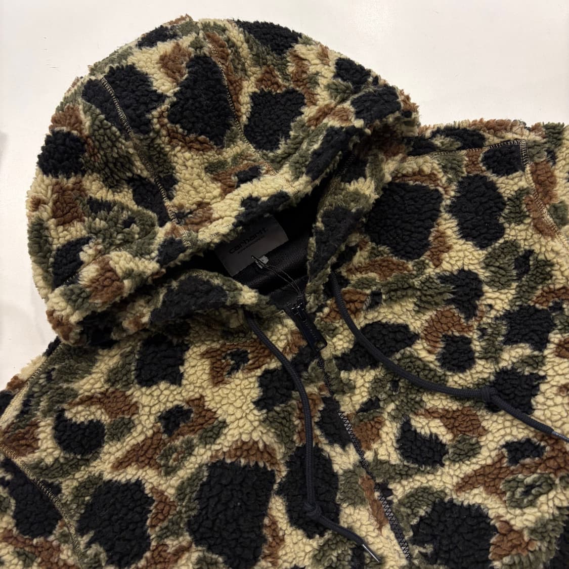 [XL] 칼하트 액티브 라이너 카모 플리스 후드 집업 D877 상품이미지3