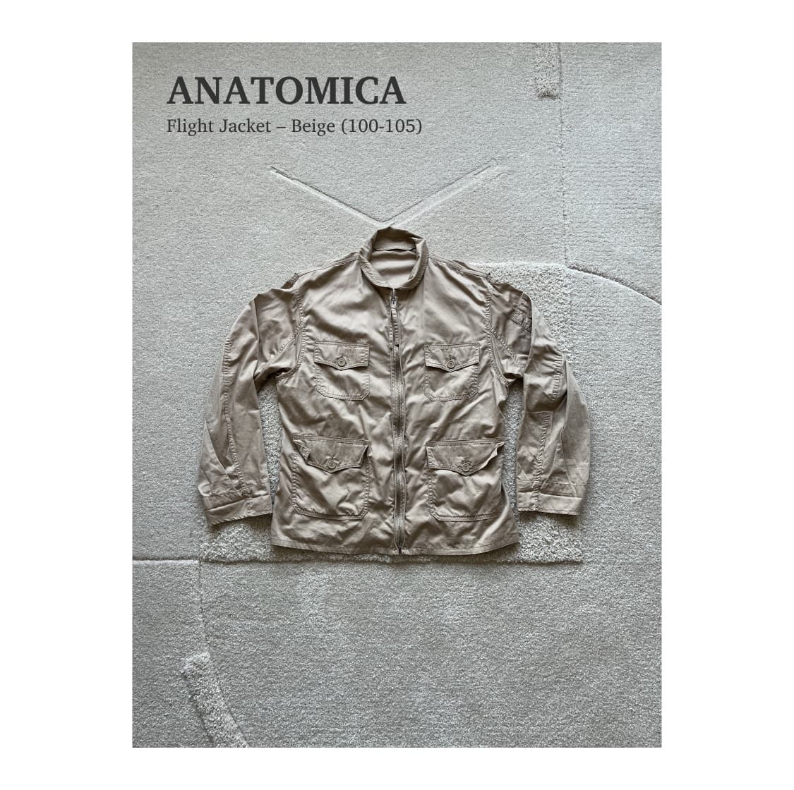 아나토미카 플라이트 자켓 (100-105) 상품이미지1