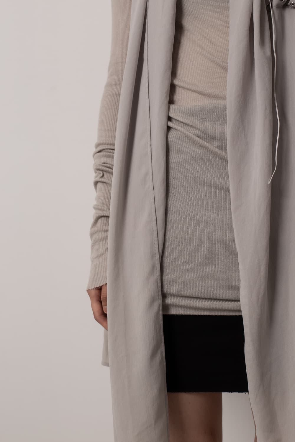 BAJRA ASYMMETRIC DRAPE HOOD VEST 상품이미지5