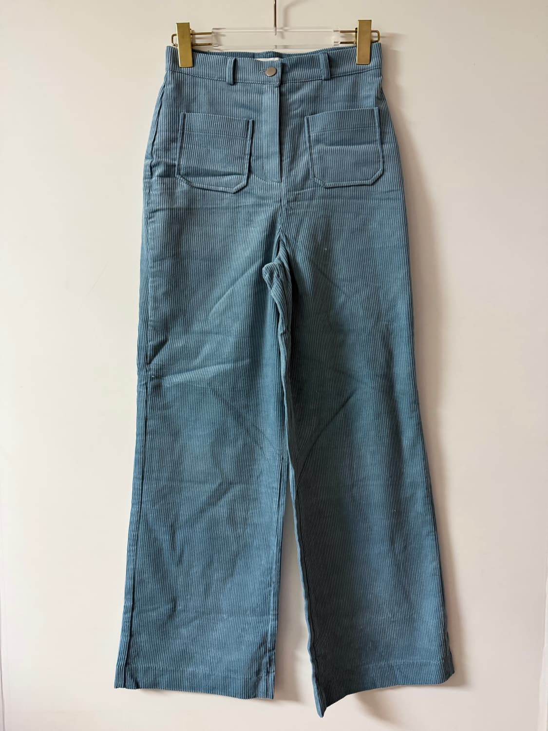 새상품 여자 코듀로이 와이드 팬츠 S 상품이미지1