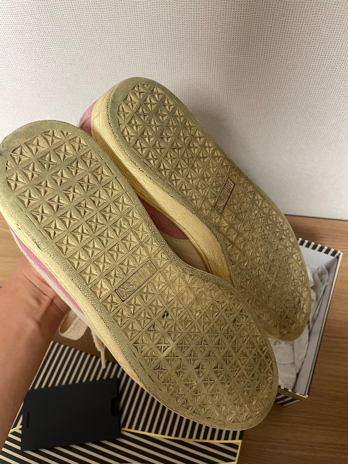 Puma x Rhuigi Suede 푸마 루이지 스웨이드 핑크 상품이미지8