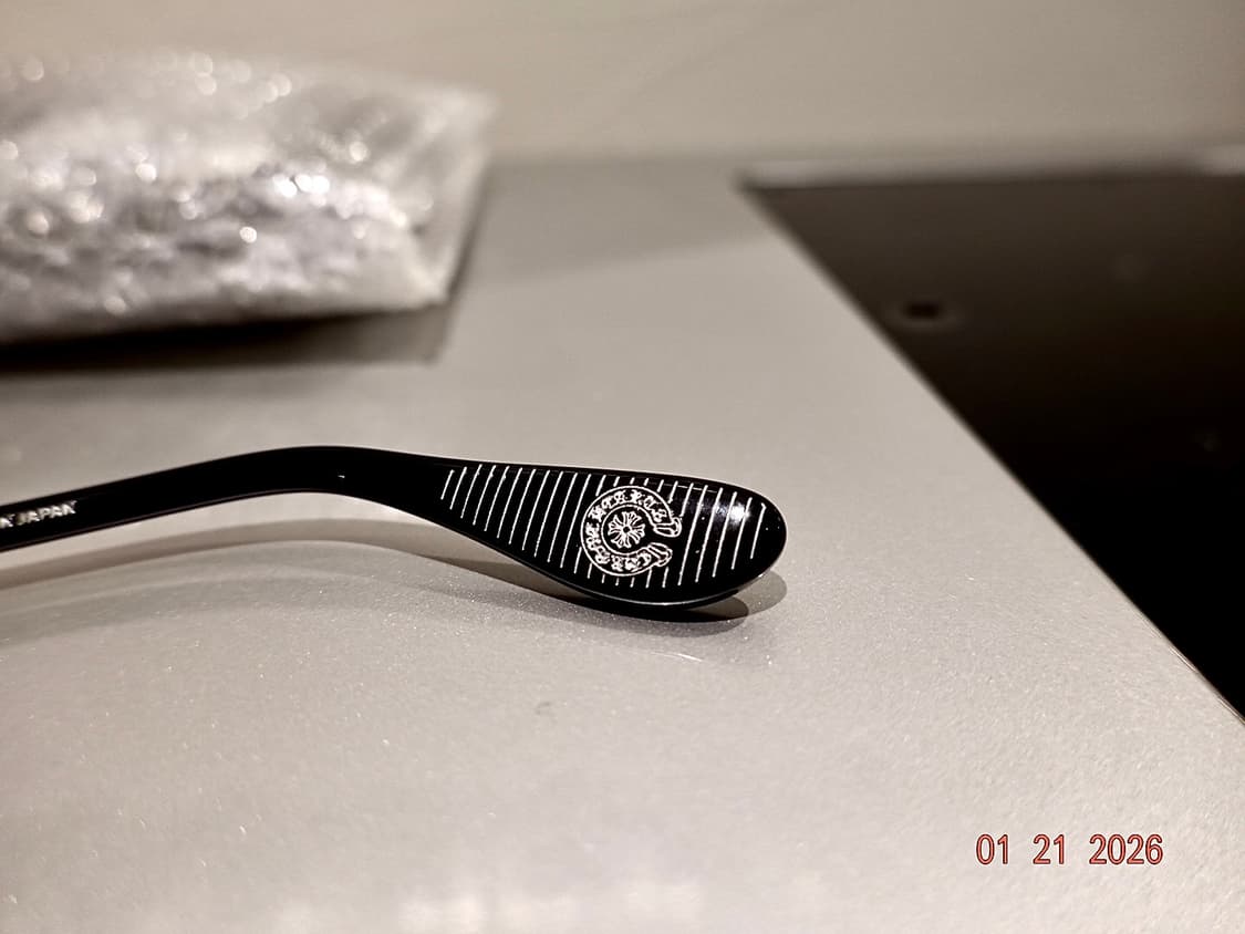 크롬하츠 보넨노이슈어2 블랙/브러쉬드 실버 안경 상품이미지9