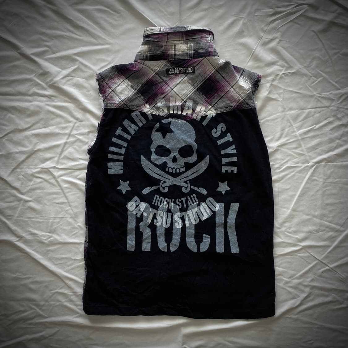 BA-TSU STUDIO 해골 펑크 셔츠 베스트 상품이미지1