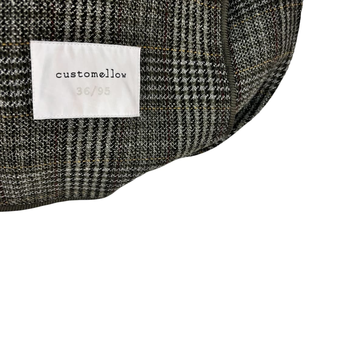 커스텀멜로우 글렌 체크 오버사이즈 싱글 자켓 상품이미지4