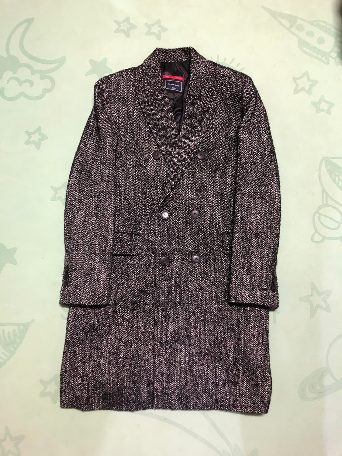 (초특가)편집샵 더블브레스트 헤링본코트/몽클레어 발망 프라다 우영미스톤 상품이미지1