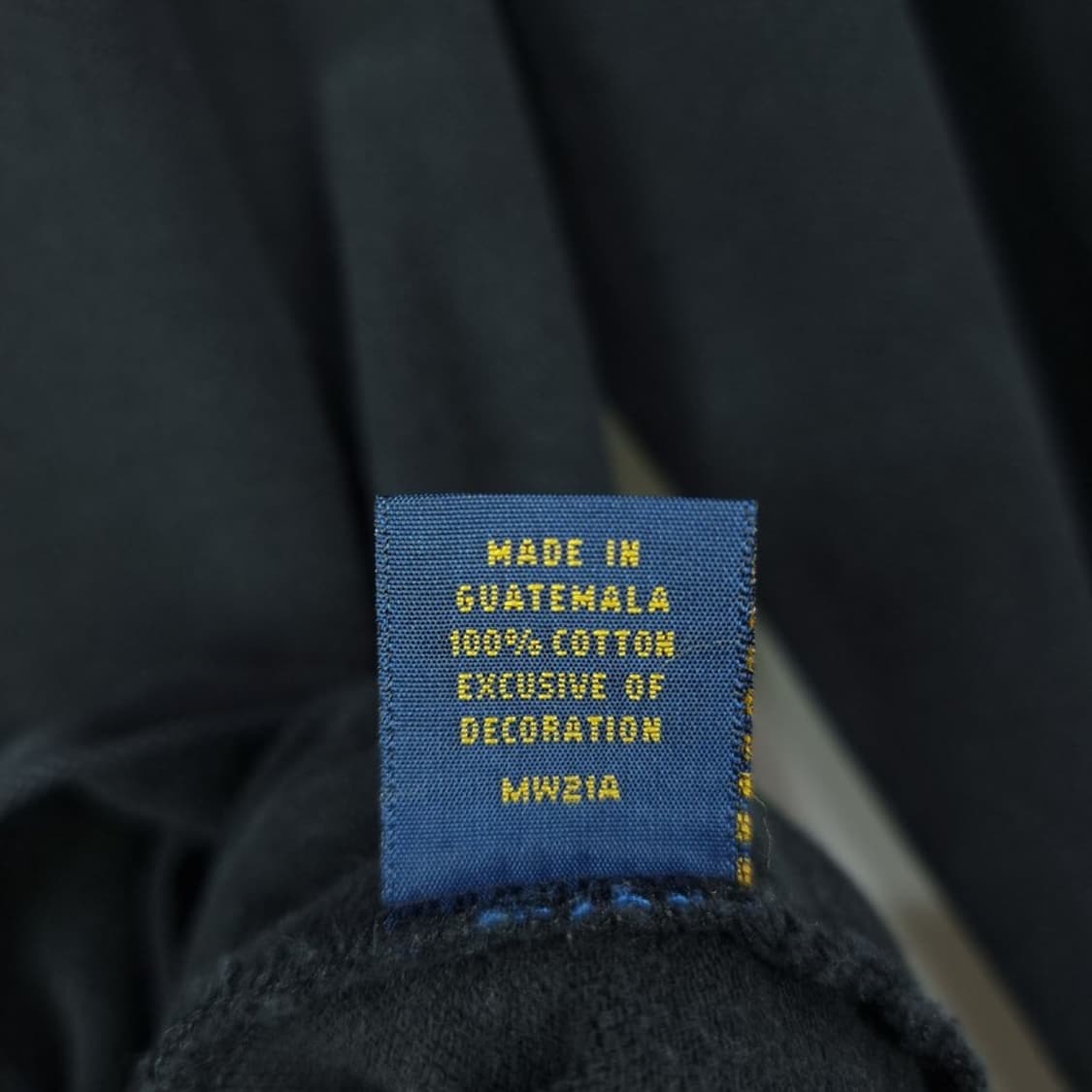 [폴로 랄프로렌] 포니 로고 자수 긴팔 카라티 블랙 M19496 상품이미지8