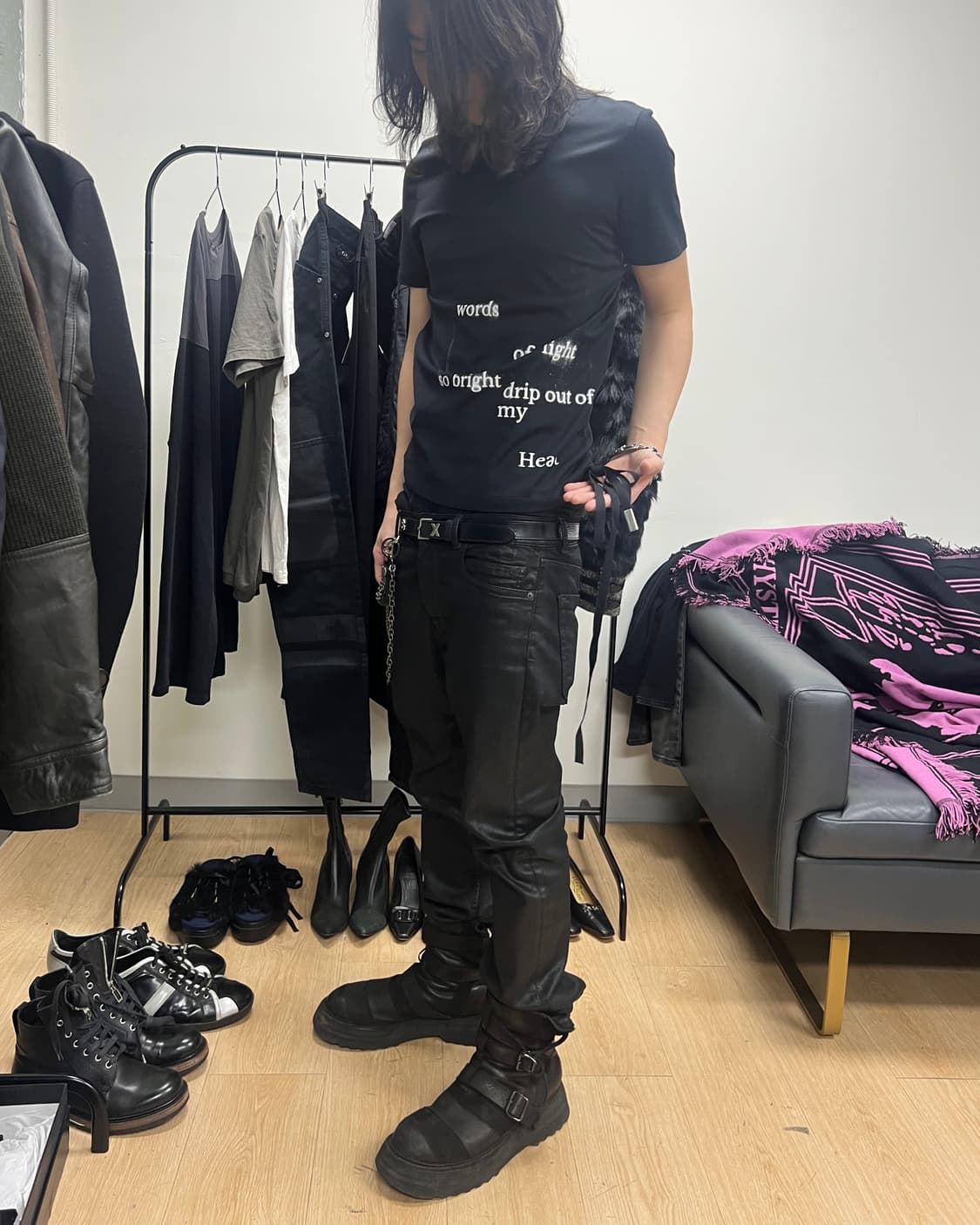 앤 드뮐미스터 23AW BAPTIST 프린트 티셔츠 상품이미지2