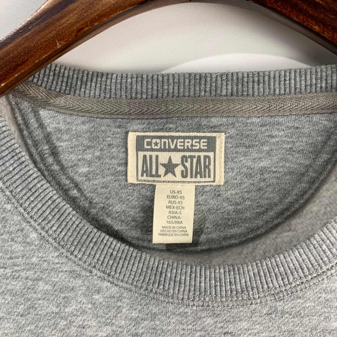 컨버스 y2k 와투케 스타 빅로고 맨투맨 상품이미지5