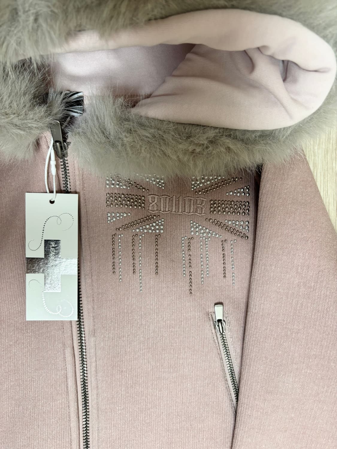 플리즈노팔로우 Becky Fur Hoodie Jacket 핑크 베키후드 상품이미지2