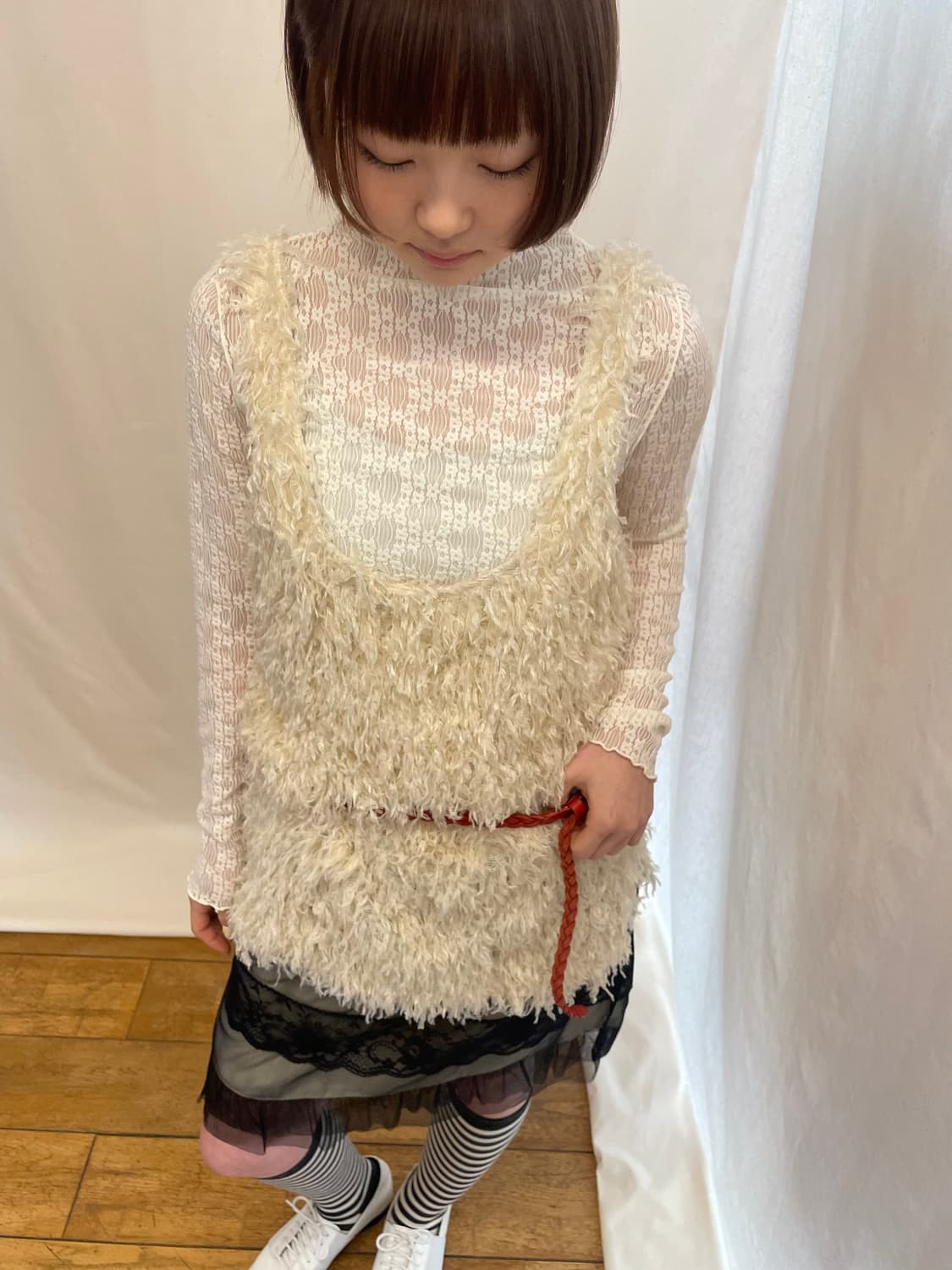 fringe vest 상품이미지1