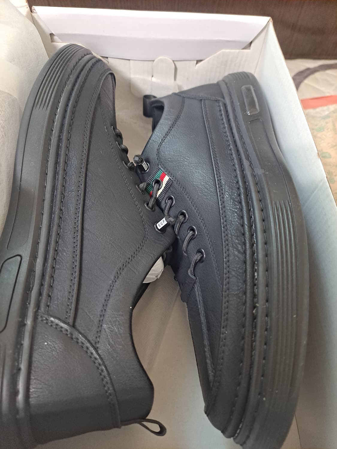 Low NewBrie 남성 캐주얼 스니커즈 블랙 265 상품이미지2