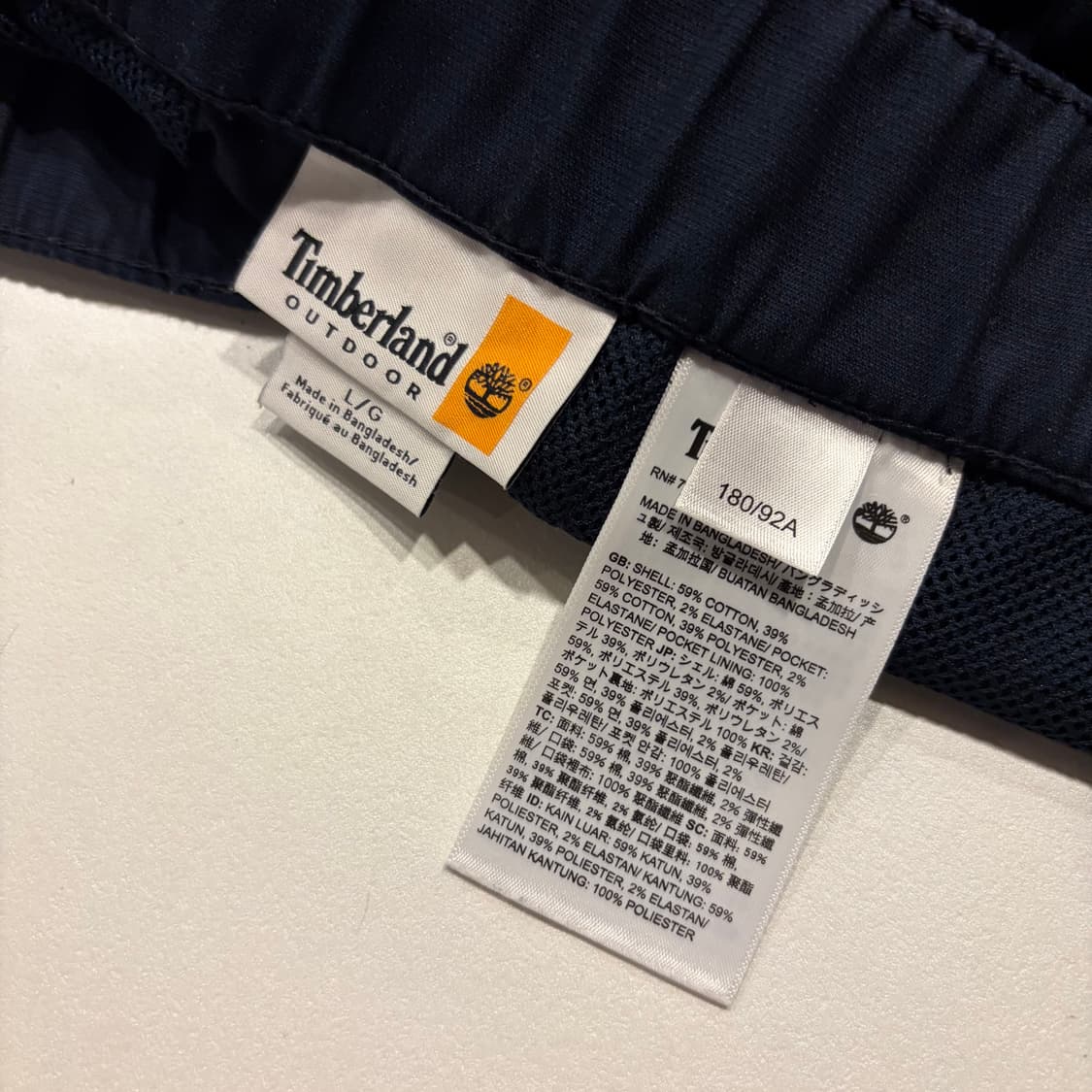 [L] 팀버랜드 네이비 카고 반바지 팬츠 C697 상품이미지5