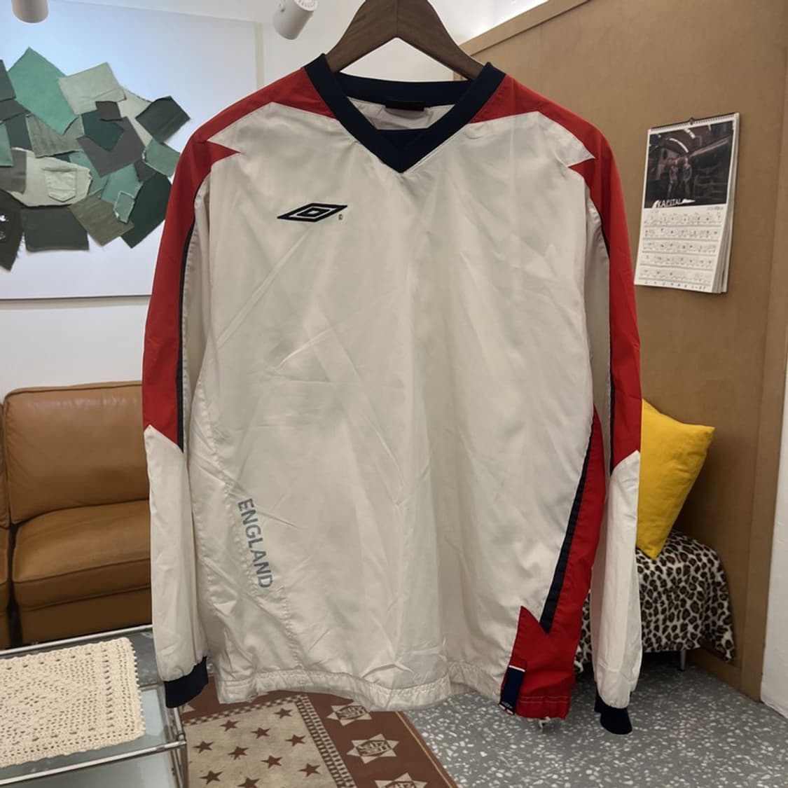 엄브로 빈티지 잉글랜드 국대 웜업 바람막이 95 C10461 상품이미지3