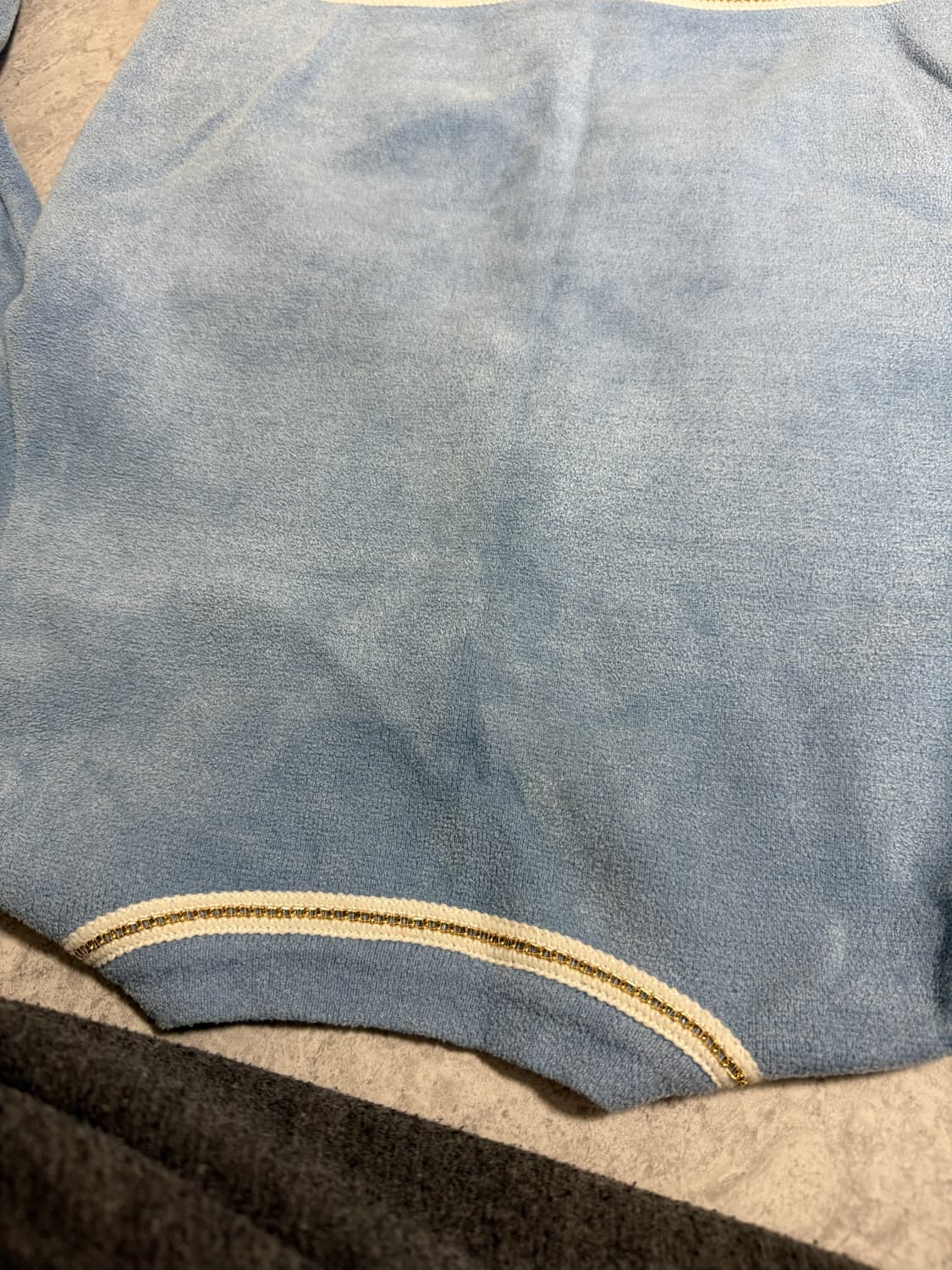 산드로 골드버턴 라이닝 가디건 블루 상품이미지9