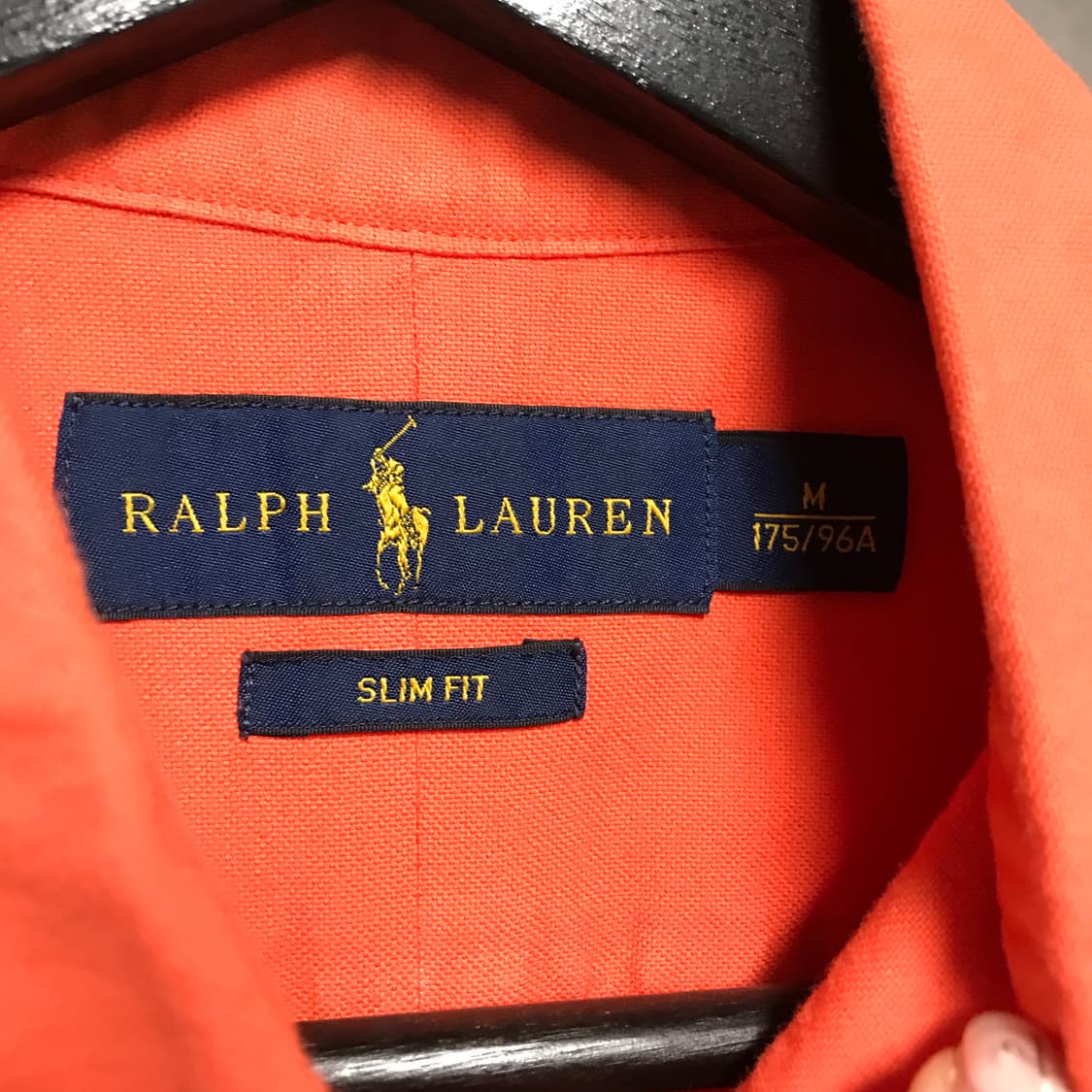 폴로 랄프로렌 오렌지 셔츠 M 상품이미지5