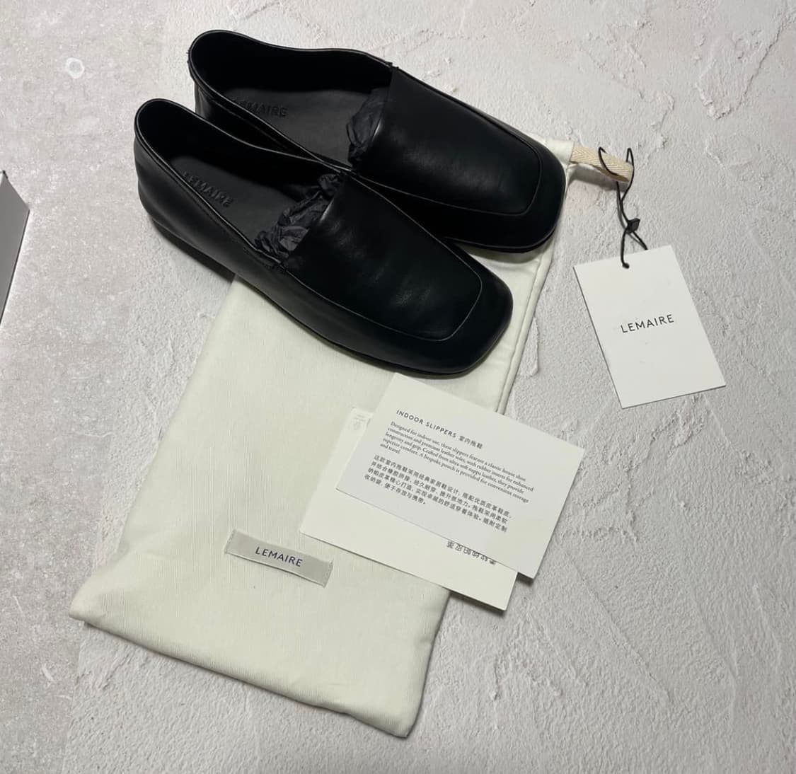 [37] 르메르 인도어 레더 플랫슈즈 상품이미지1