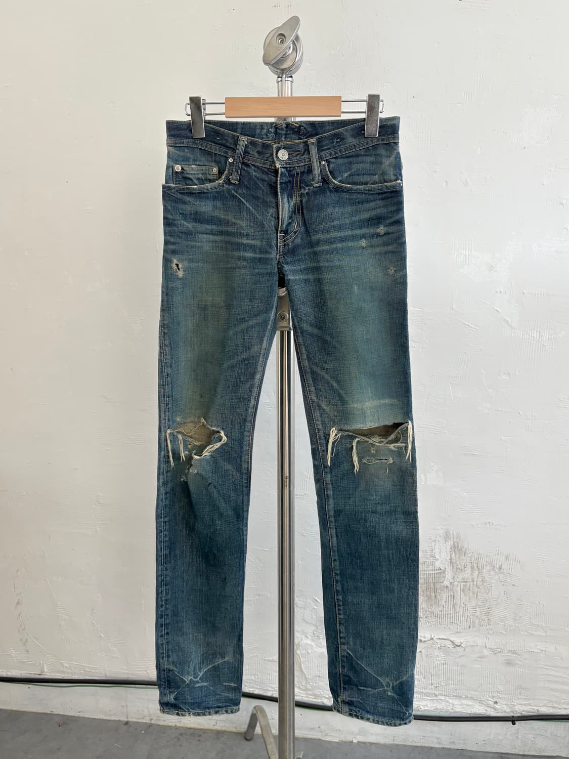 Hysteric Glamour 히스테릭글래머 데미지 데님 팬츠  상품이미지1