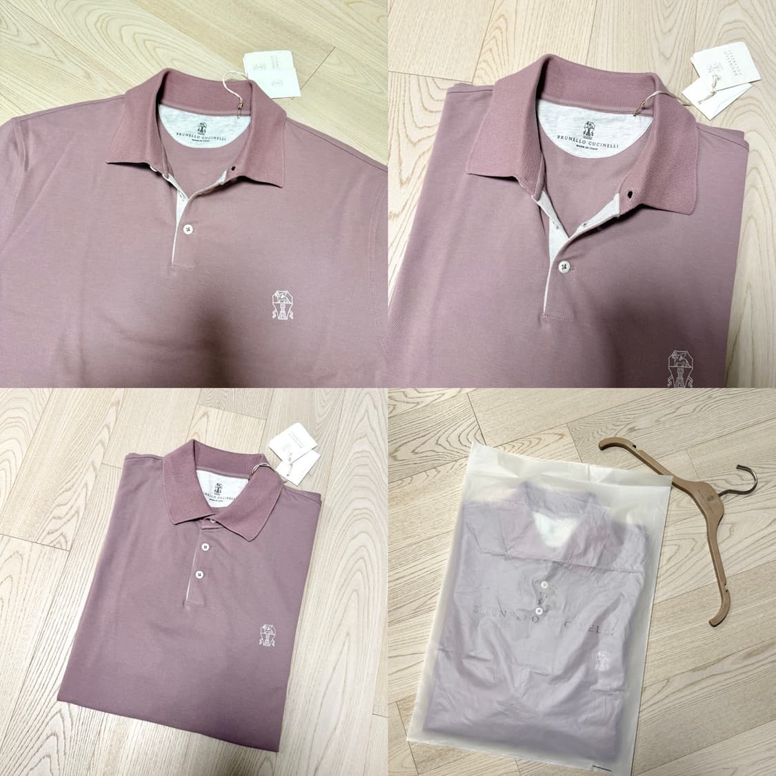 브루넬로 쿠치넬리 / 로고 폴로 셔츠 / XXL (107 이상) 새상품 상품이미지2