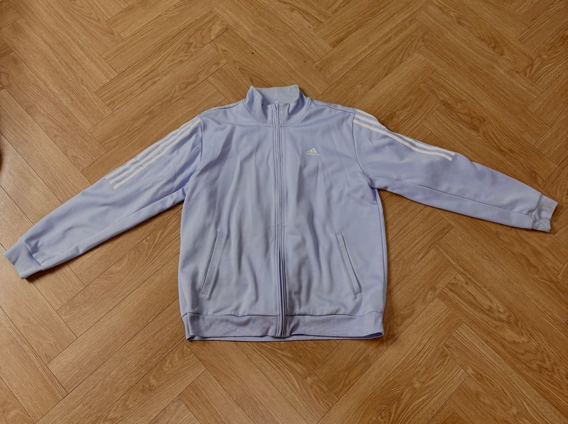 스카이 블루 아디다스 져지 트랙탑 상품이미지1