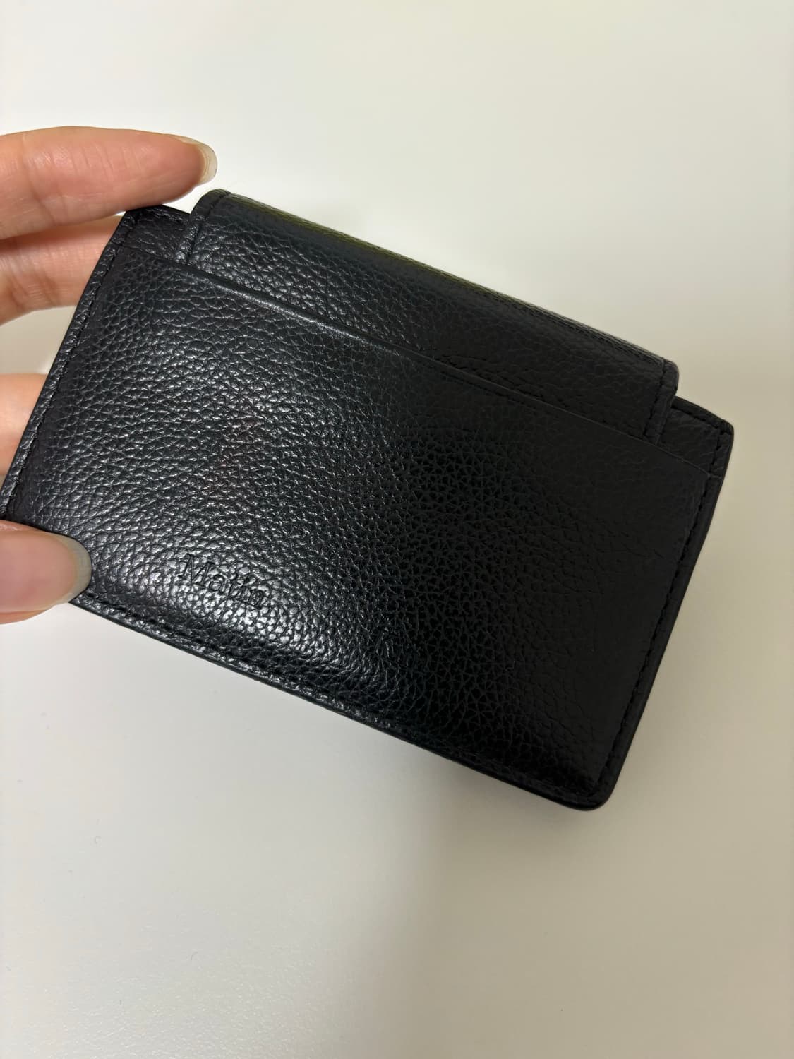 마뗑킴 아코디언 카드지갑 블랙 상품이미지4