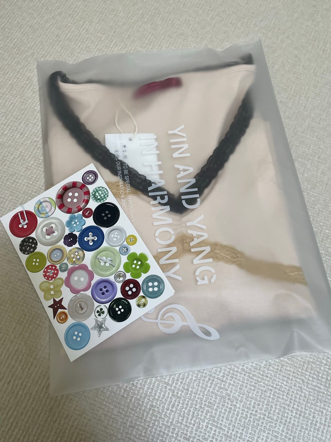 인앤양인하모니 레이스탑 핑크 상품이미지2