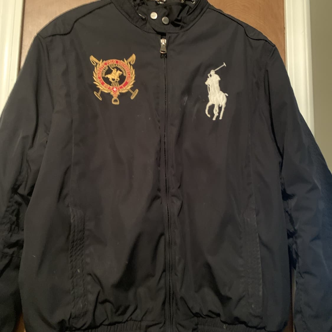 폴로 랄프로렌 빅포니 크레스트 자켓 블랙 상품이미지1