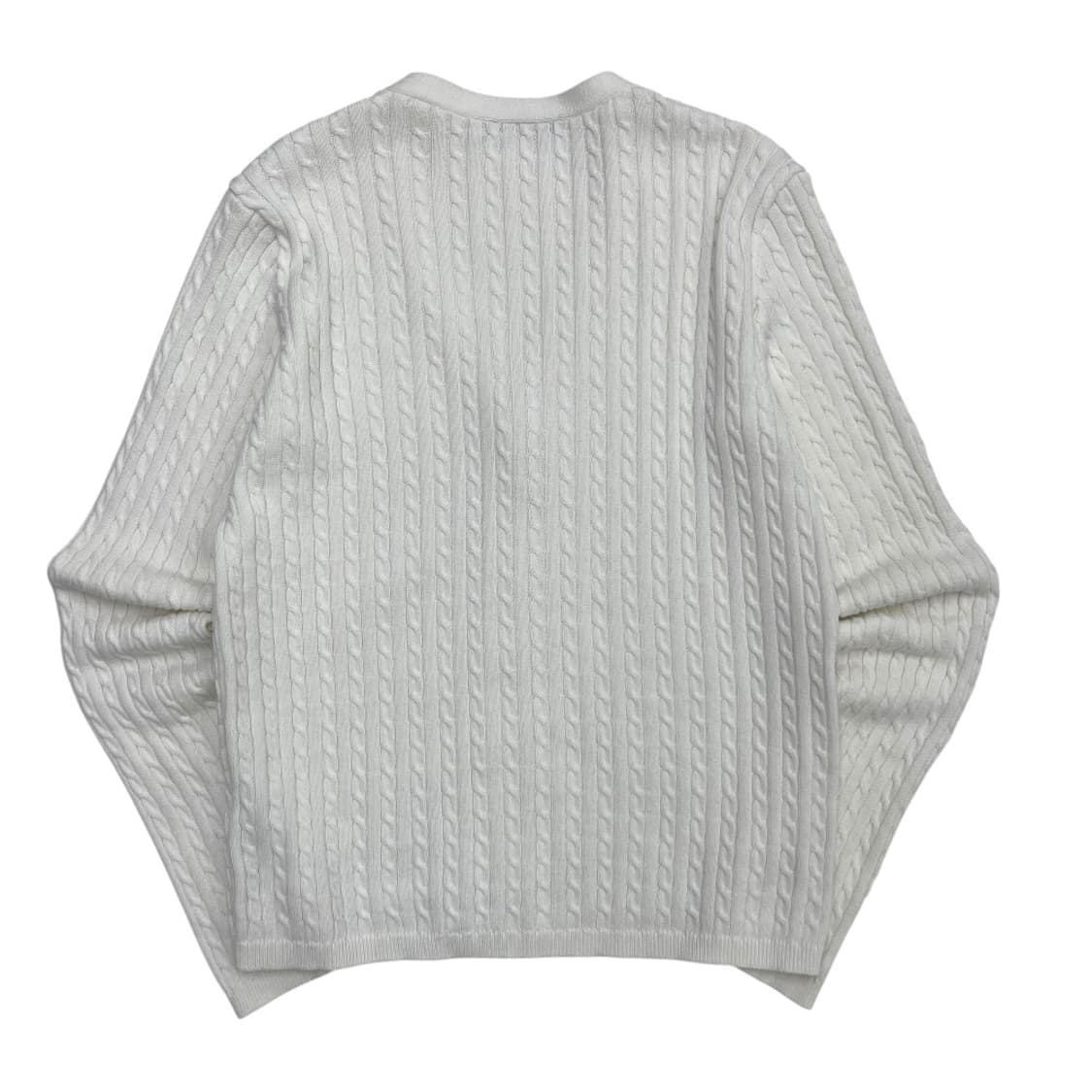 브랜디멜빌 화이트 꽈배기 니트 가디건 상품이미지3