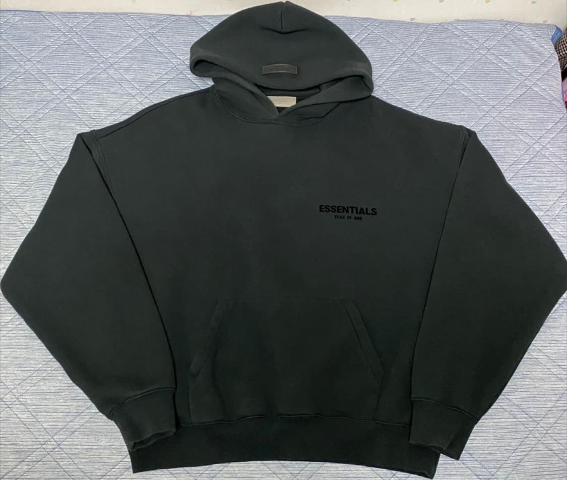 피오갓 에센셜 22FW 후드 블랙 M 상품이미지1