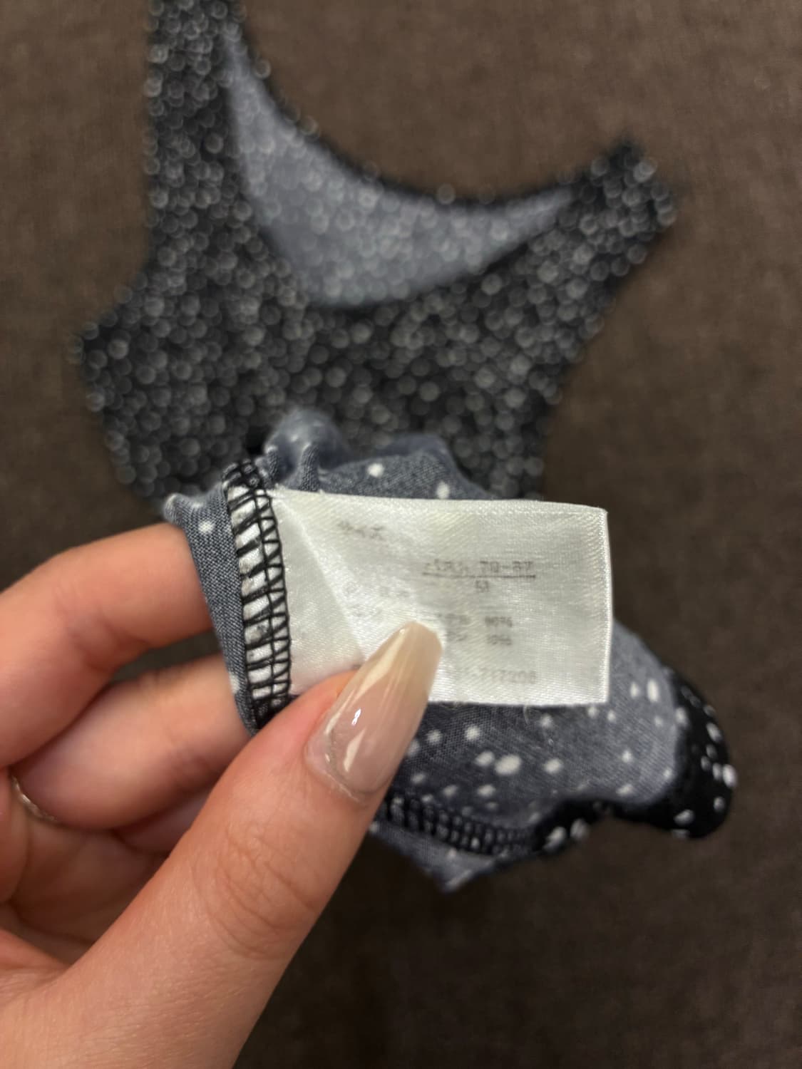 M)Japanese vintage 여성 도트 나시 상품이미지4