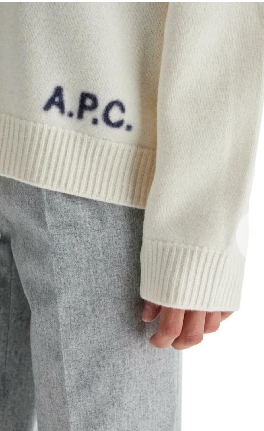 A.P.C. 아페쎄 로고 니트 새제품 상품이미지1