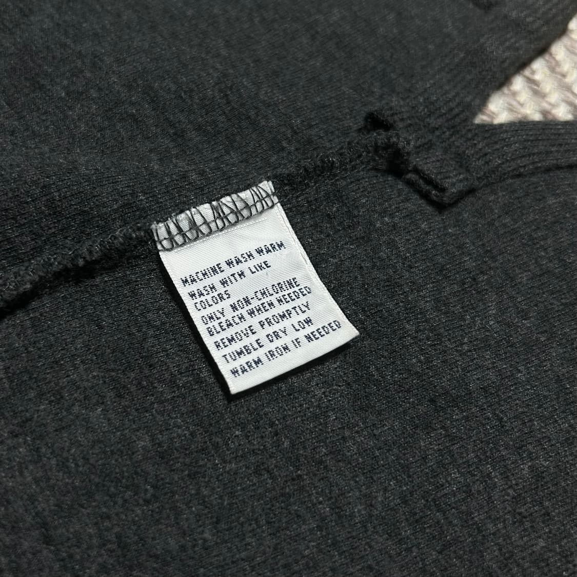 [L] Polo 폴로 랄프로렌 다크그레이 반집업 코튼 풀오버 맨투맨 상품이미지5