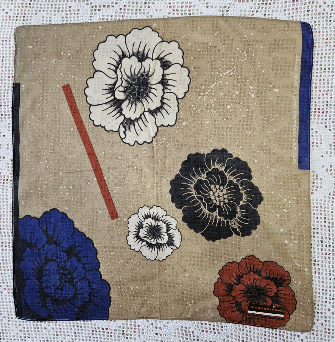 준코 코시노 플라워 패턴 손수건 3종 상품이미지2