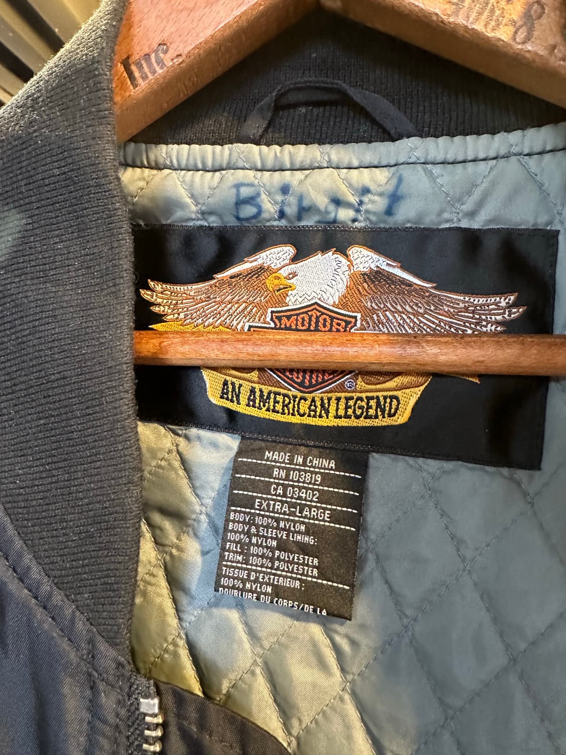 할리데이비슨 퀄팅 라이닝 붐버 자켓 상품이미지9