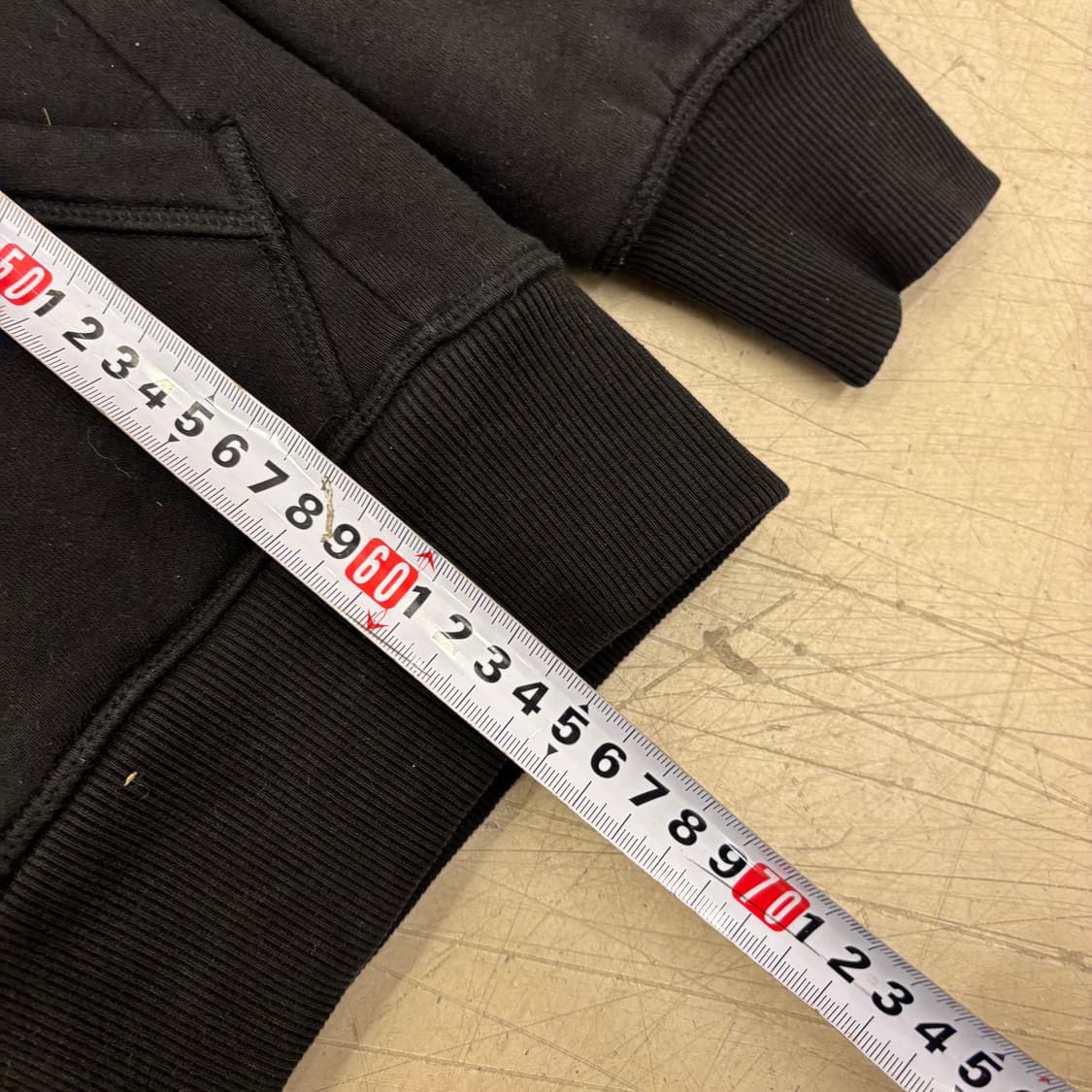 폴햄 y2k 양털 후드 집업 상품이미지4