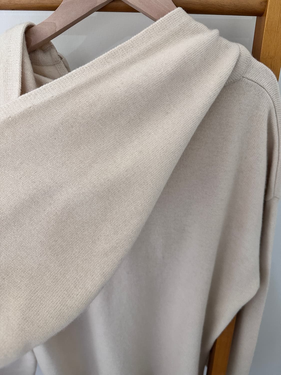 SYSTEM 아이보리 후드 울니트(사이즈 프리) 상품이미지7