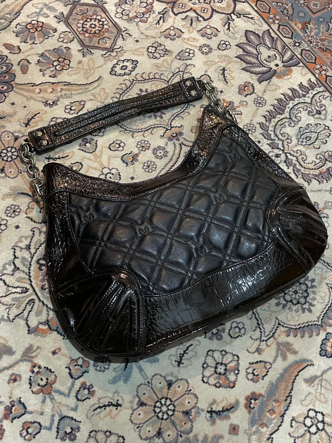 에나멜 레더 백 상품이미지2