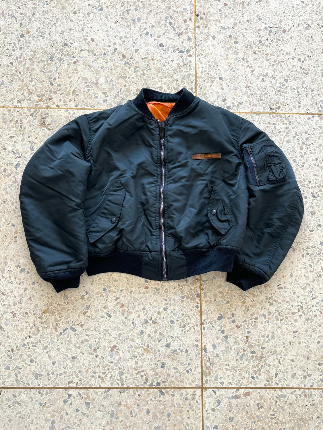 Avirex MA-1 플라이트 자켓 다크 네이비 상품이미지5