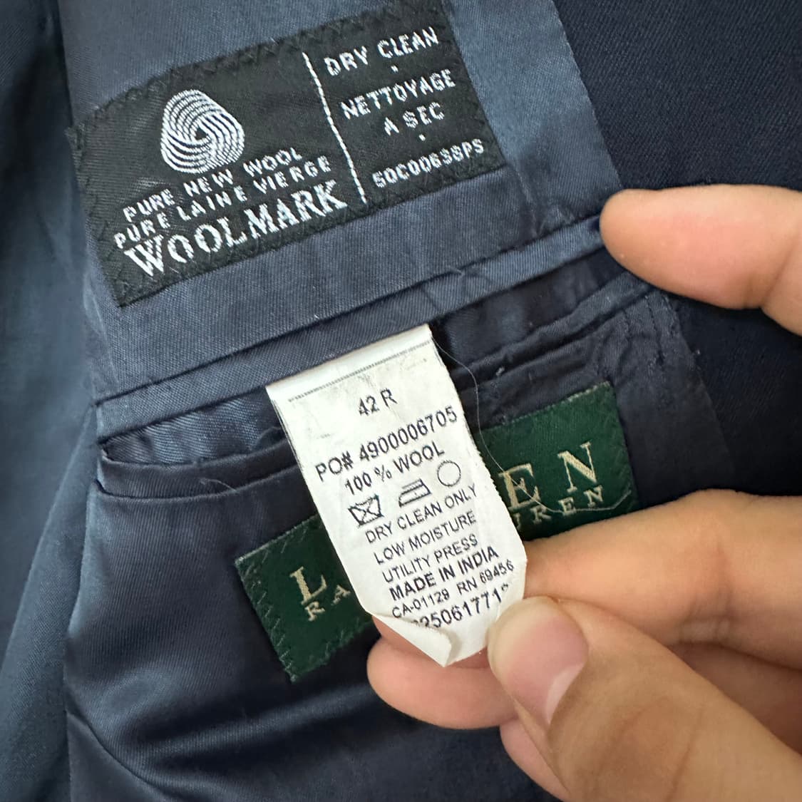 42R 폴로 랄프로렌 금장 블레이저 상품이미지5