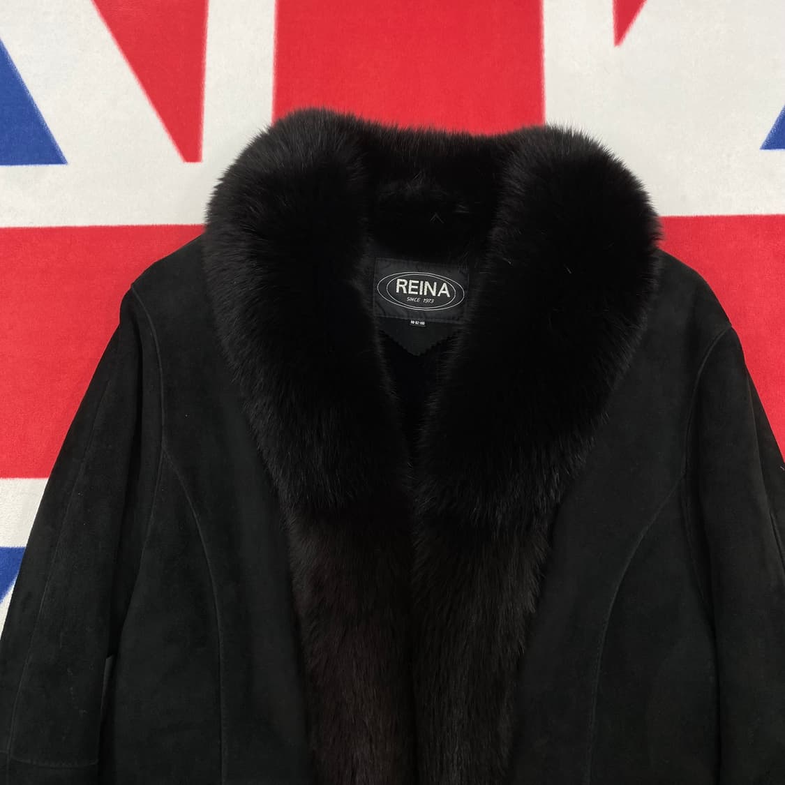 양가죽 폭스퍼 스웨이드 무스탕 실측 여성 55 상품이미지3