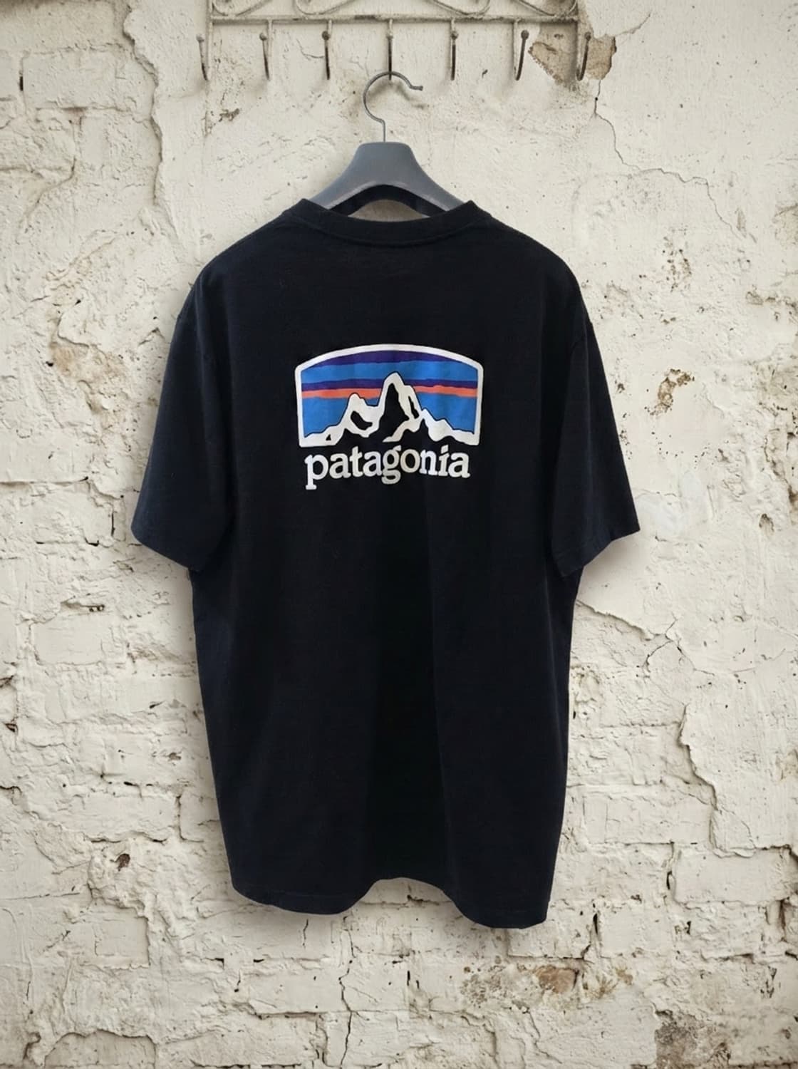 파타고니아 반팔 티셔츠 블랙 XL 상품이미지2