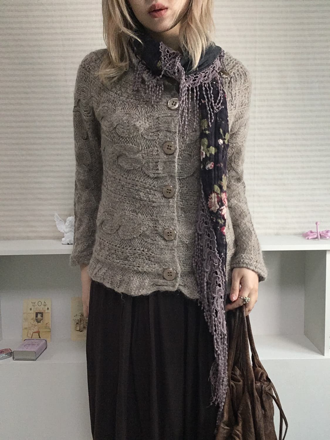 made in italy handmade cocoa beige knit  상품이미지5