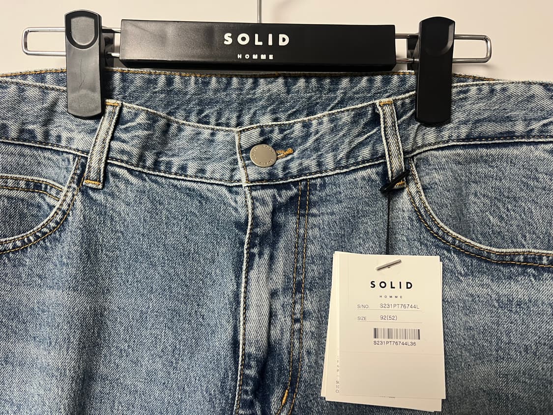 솔리드옴므 테이퍼드핏 청바지 52 상품이미지3