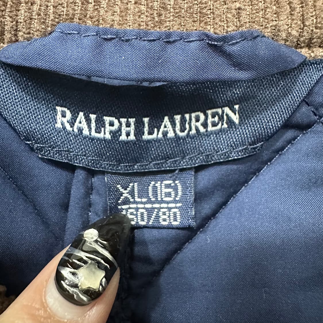 폴로 랄프로렌 코듀로이 퀄팅자켓XL 상품이미지3