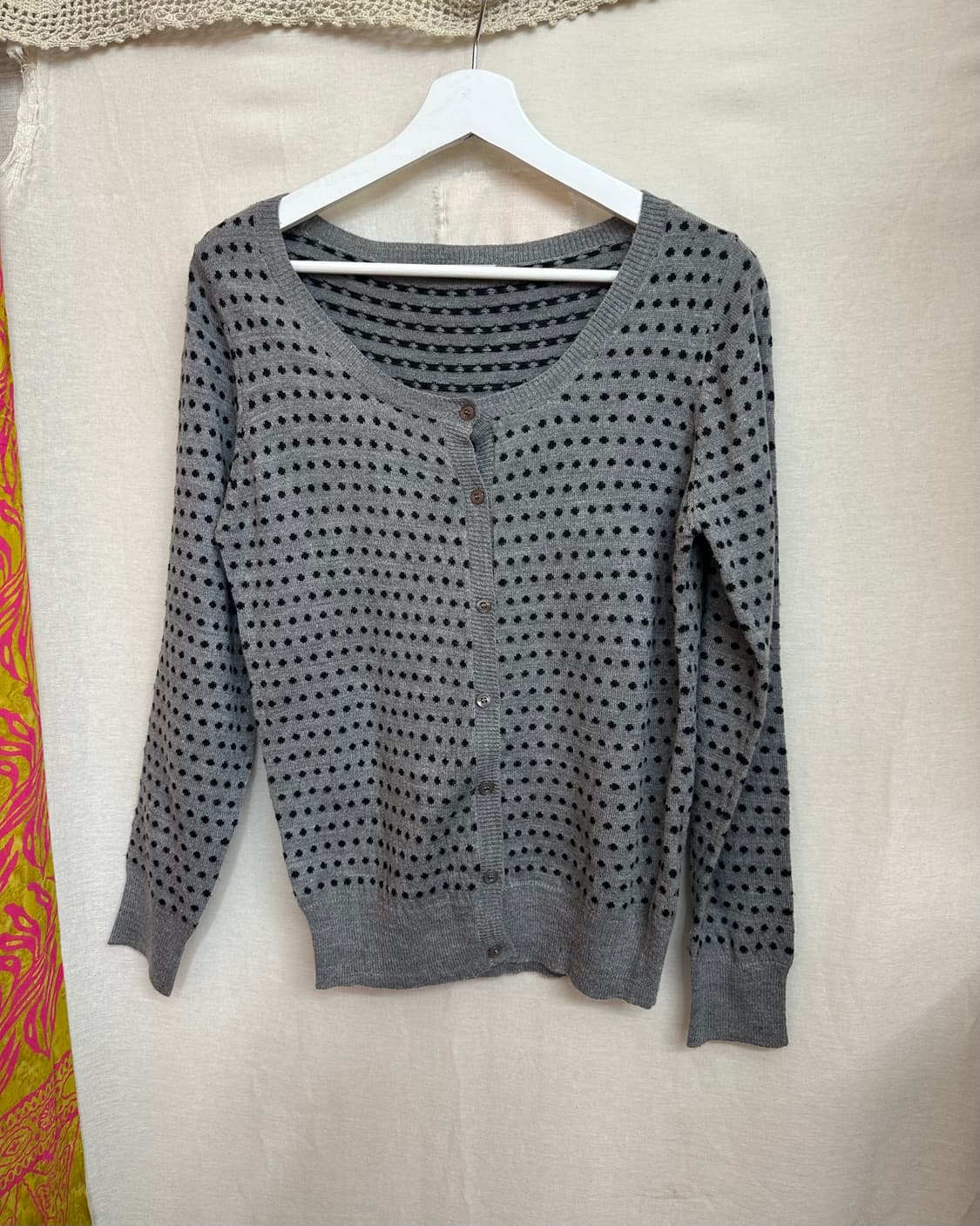 elle planete dot cardigan 상품이미지3
