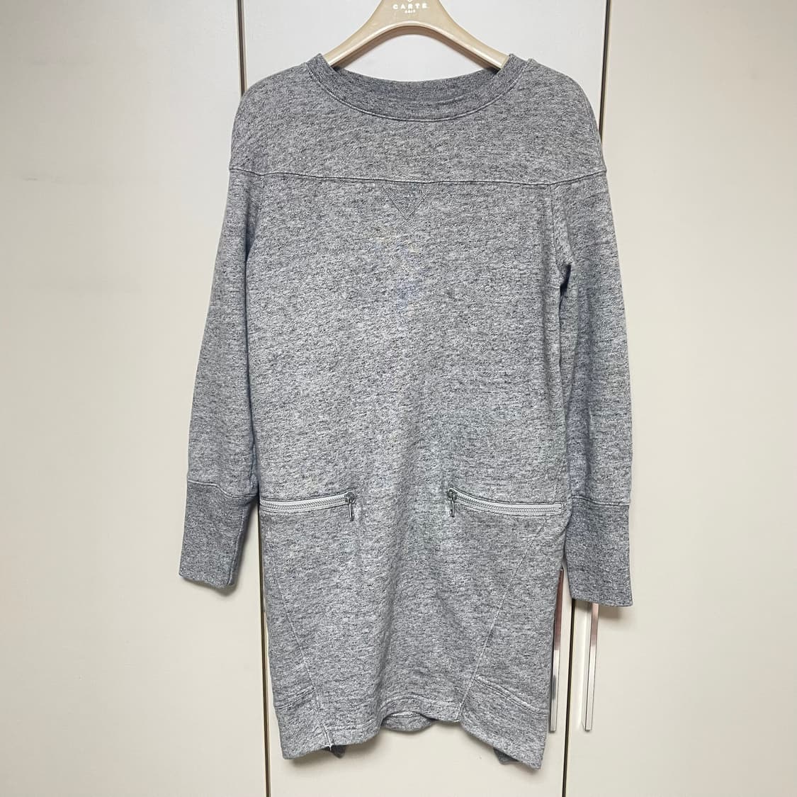 유니클로 그레이 맨투맨 원피스 S 사이즈 상품이미지1