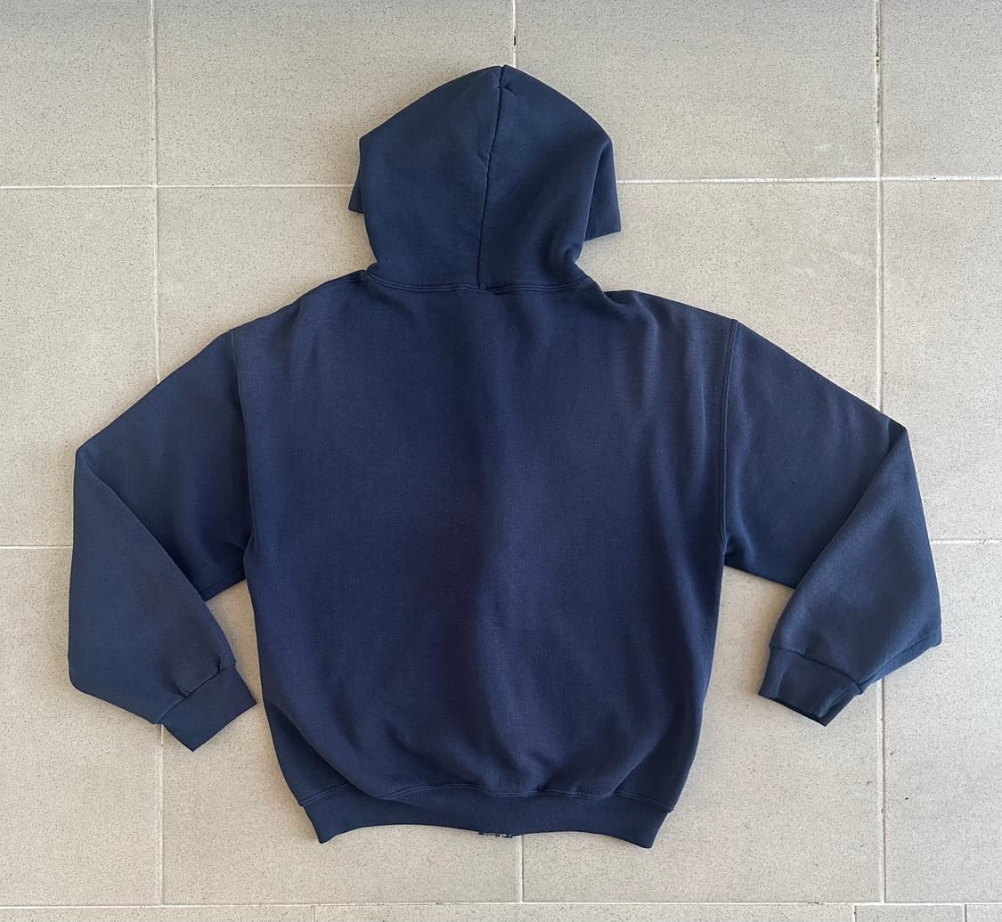 90s 빈티지 러셀 후드집업 네이비 M 상품이미지2