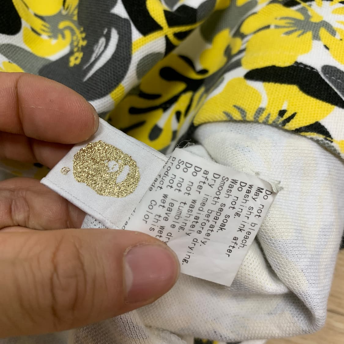 M) Bape 올드 베이프 히비스커스 카모 카라티 상품이미지5