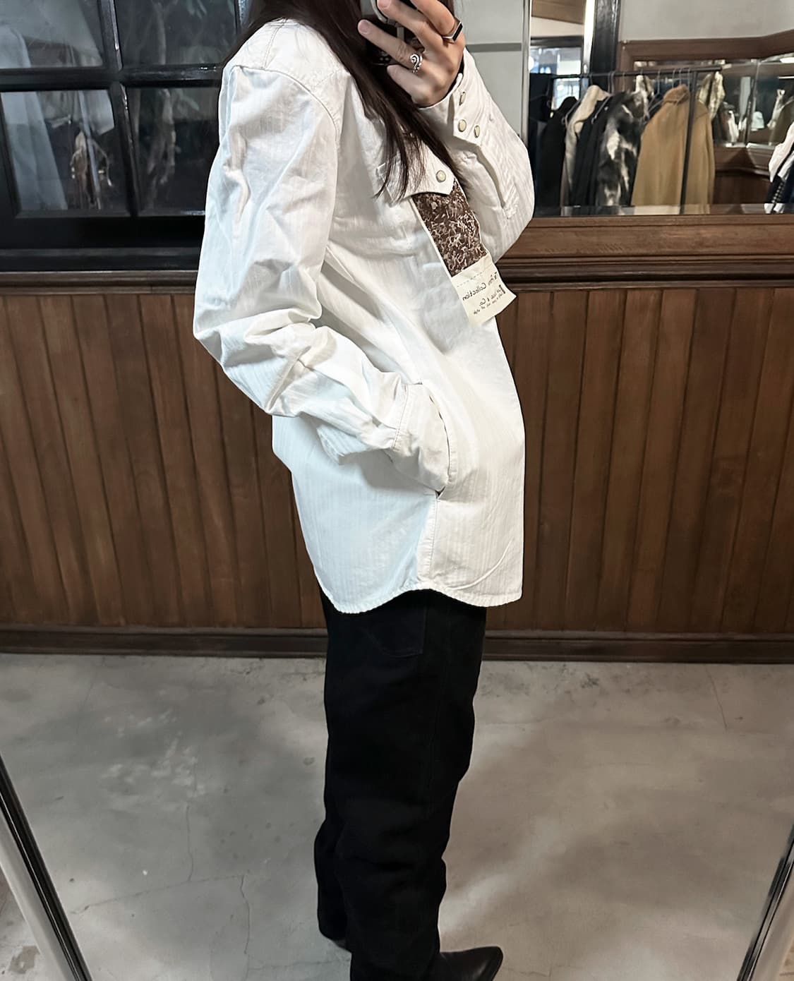 LEVI'S zip-up western denim shirt jacket 상품이미지4