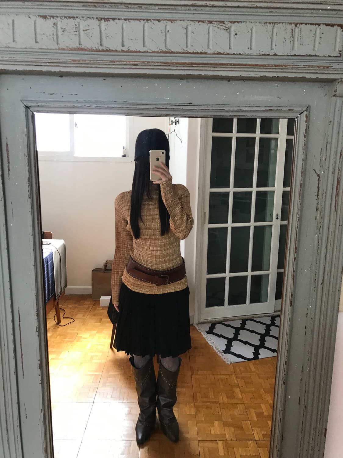 vintage pleats top 상품이미지2
