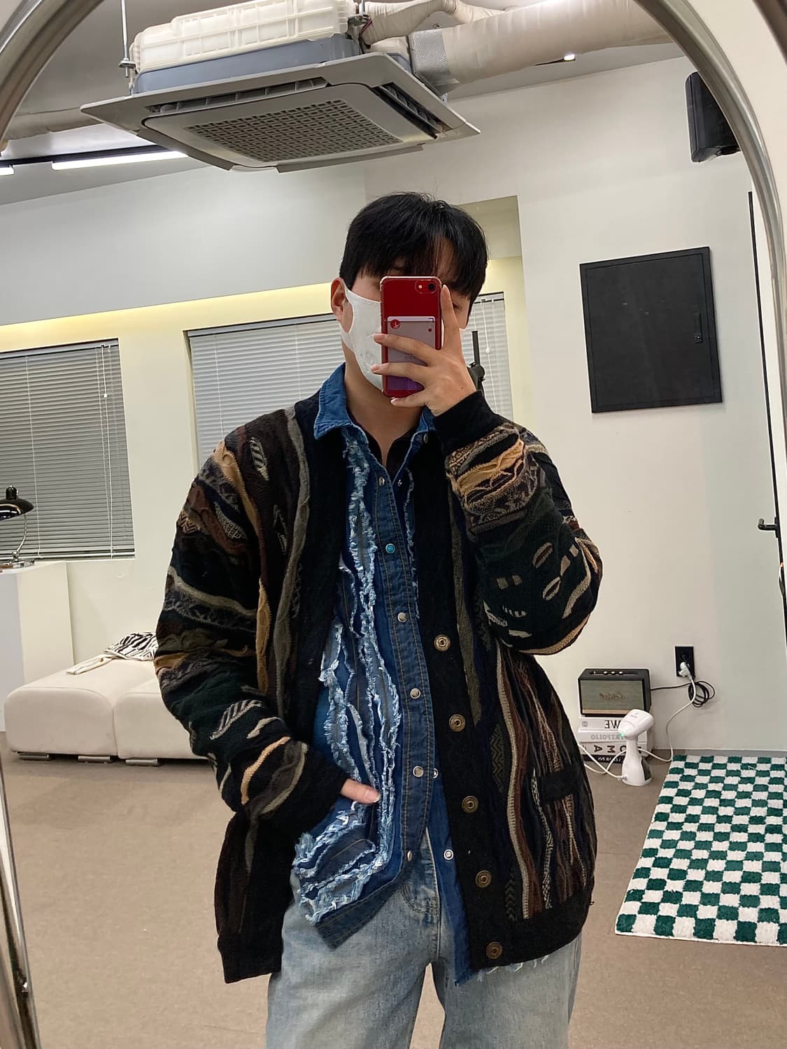 쿠지 웜톤 케이블 니트 상품이미지7